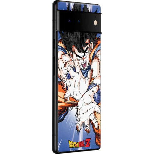 Dragon Ball Z Goku Kamehameha Blast Google Pixel 6 Skin